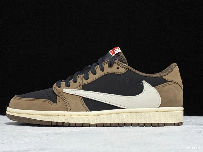 1st Kicks Shoes Travis Scott OG Jordan Air SP Dark Low CQ4277-001 Mocha x 1 0822